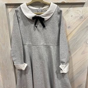 Hope & Henry Peter Pan Collar Knit Dress